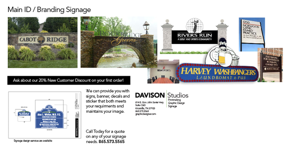 Signage Brochure